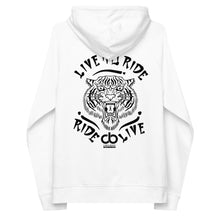 Lade das Bild in den Galerie-Viewer, "LiVE to RiDE" Tiger Bio-Hoodie