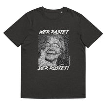 Lade das Bild in den Galerie-Viewer, "WER RASET DER ROSET" Bio-Baumwoll-T-Shirt