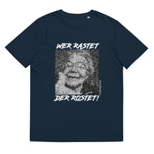Lade das Bild in den Galerie-Viewer, "WER RASET DER ROSET" Bio-Baumwoll-T-Shirt